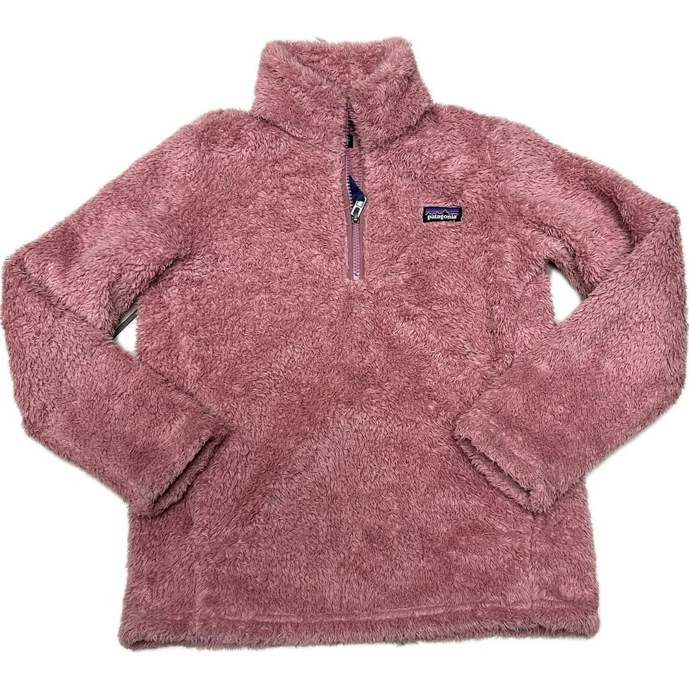 Patagonia Fleece Pullover Girls Sherpa 1/4 Zip. Size 10